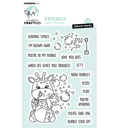 Studio Light Clear Stamp - Blown away Friendz nr.864