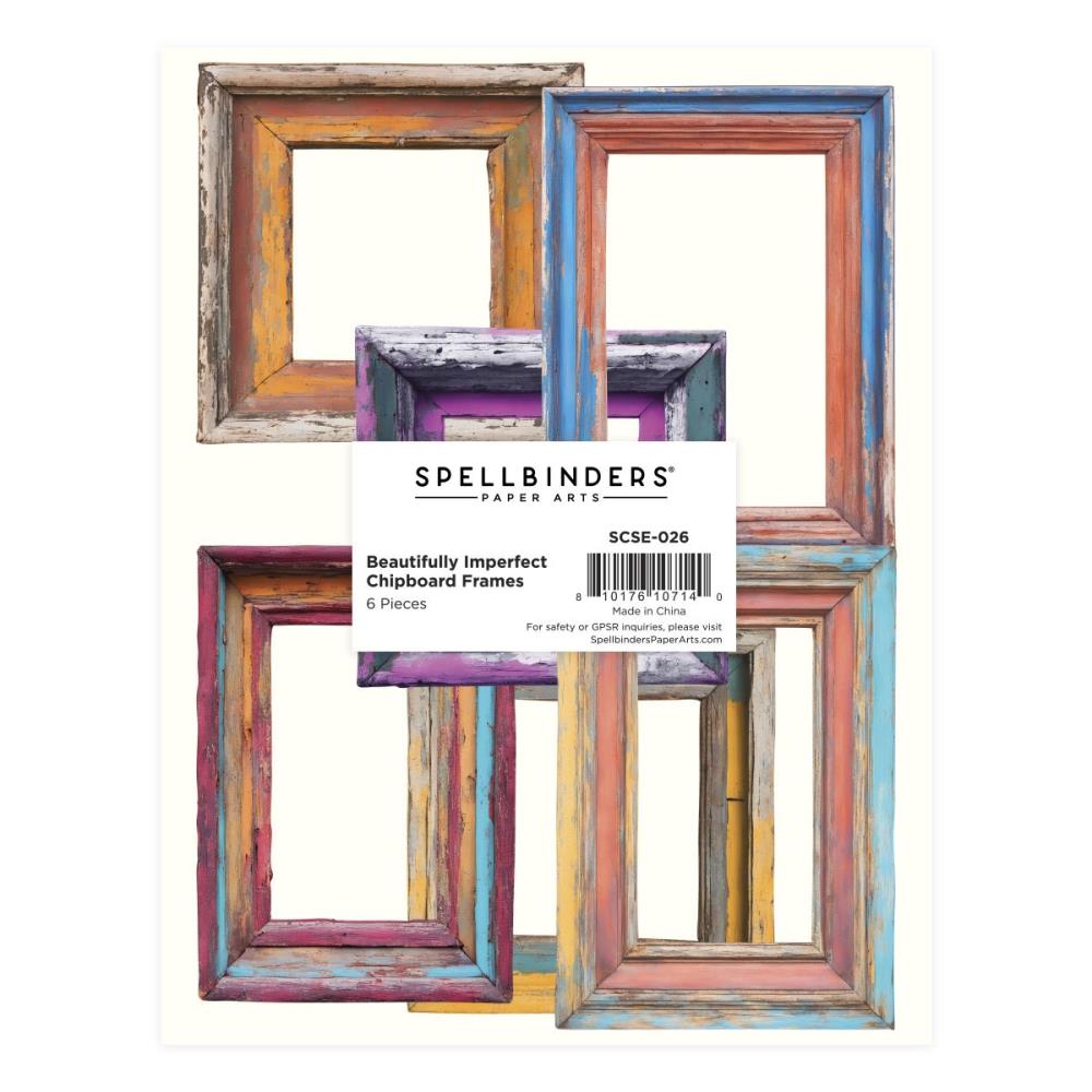 Spellbinders - Chipboard Frames - Beautifully Imperfect 
