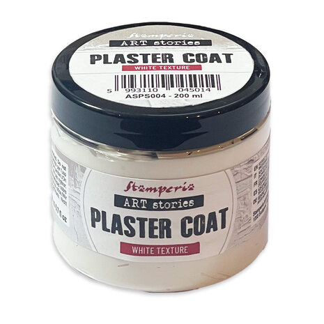 Stamperia -  Art Stories Texture Paste Plaster Coat White 200ml