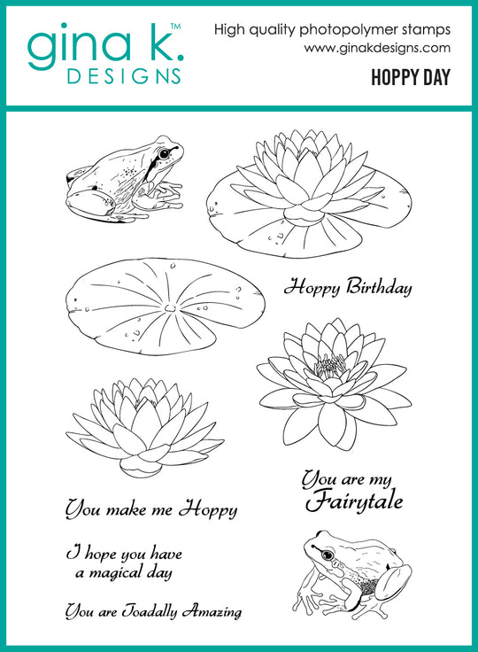 Gina K Designs -  STAMPS- Hoppy Day  Gina K Designs -  STAMPS- Hoppy Day