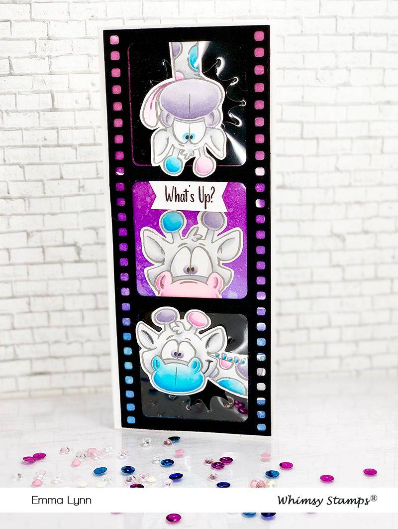Whimsy Stamps - Giraffes Peeking Clear Stamps