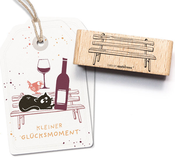 cats on appletrees - Stempel Gartenbank cats on appletrees - Stempel Gartenbank