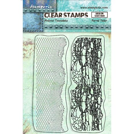 Stamperia - Songs of the Sea Clear Stamps Double Border