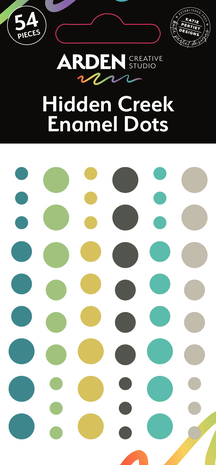 Arden Creative Studio - Hidden Creek Enamel Dots (54pcs) Arden Creative Studio - Hidden Creek Enamel Dots (54pcs)