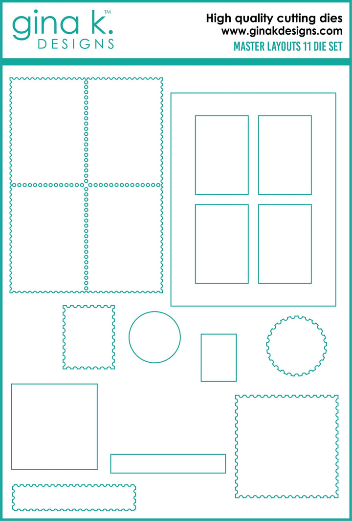 Gina K Designs -  DIE- Master Layouts 11 
