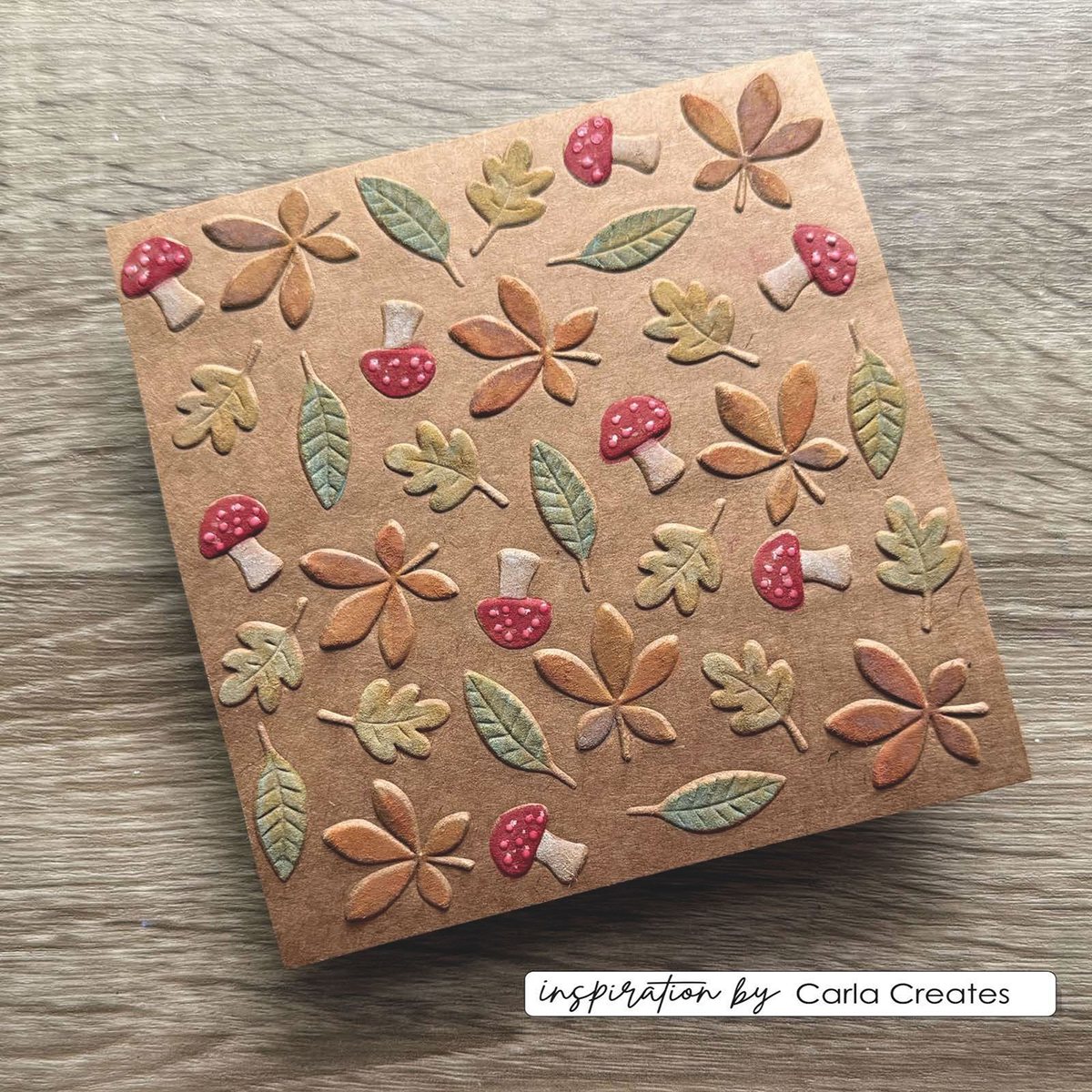 Vaessen Creative • 3D Prägefolder by Carla Creates Leaves 15x15cm