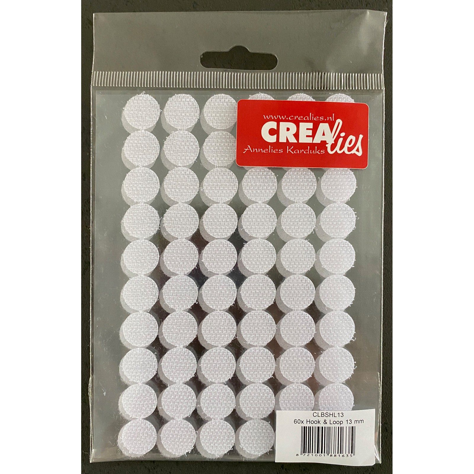 Crealies • Crealies Basic Hook & Loop 60 Pieces