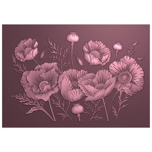 STAMPS BY ME -SIGNATURE WATERCOLOUR HIGH DEFINITION 3D EMBOSSING FOLDER - WILD BOUQUET STAMPS BY ME -SIGNATURE WATERCOLOUR HIGH DEFINITION 3D EMBOSSING FOLDER - WILD BOUQUET