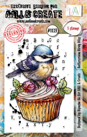 AALL and Create - Stamp Set A7 Buttercream Birdy Bliss