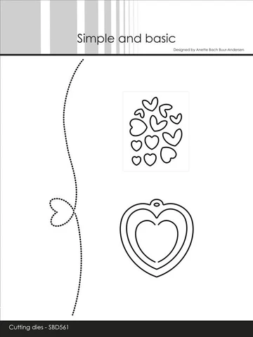 Simple and Basic die "Happy Hearts"