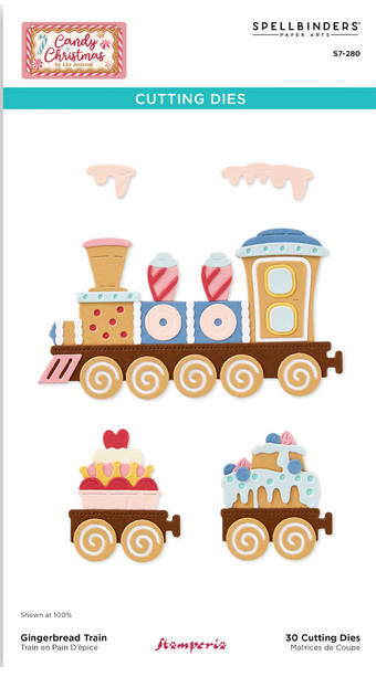 Spellbinders / Stämperia - Cutting Dies Gingerbread Train