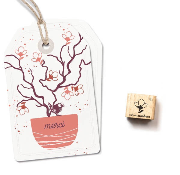 cats on appletrees - Ministempel Blüte 47 cats on appletrees - Ministempel Blüte 47