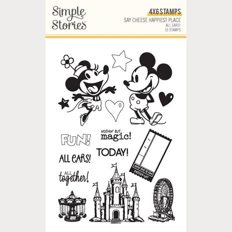 Simple Stories - Say Cheese Happiest Place Stamps All Ears!