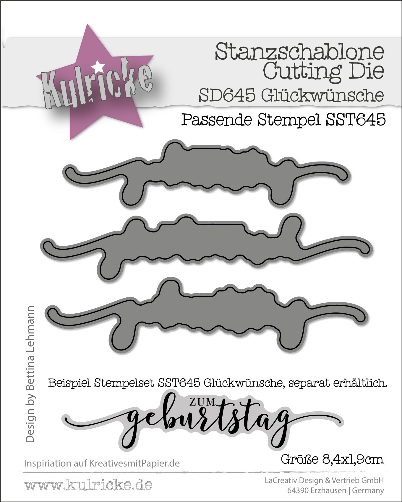 Diecraft Stanzschablone Schildkröte - 2-teilig 8,7x6cm Für Scrapbooking