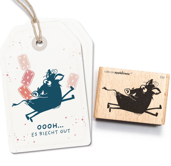 cats on appletrees - Stempel Wildschwein Titi cats on appletrees - Stempel Wildschwein Titi