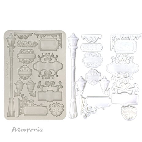 Stamperia - Art of Travelling A5 Silicon Mould Plates Stamperia - Art of Travelling A5 Silicon Mould Plates