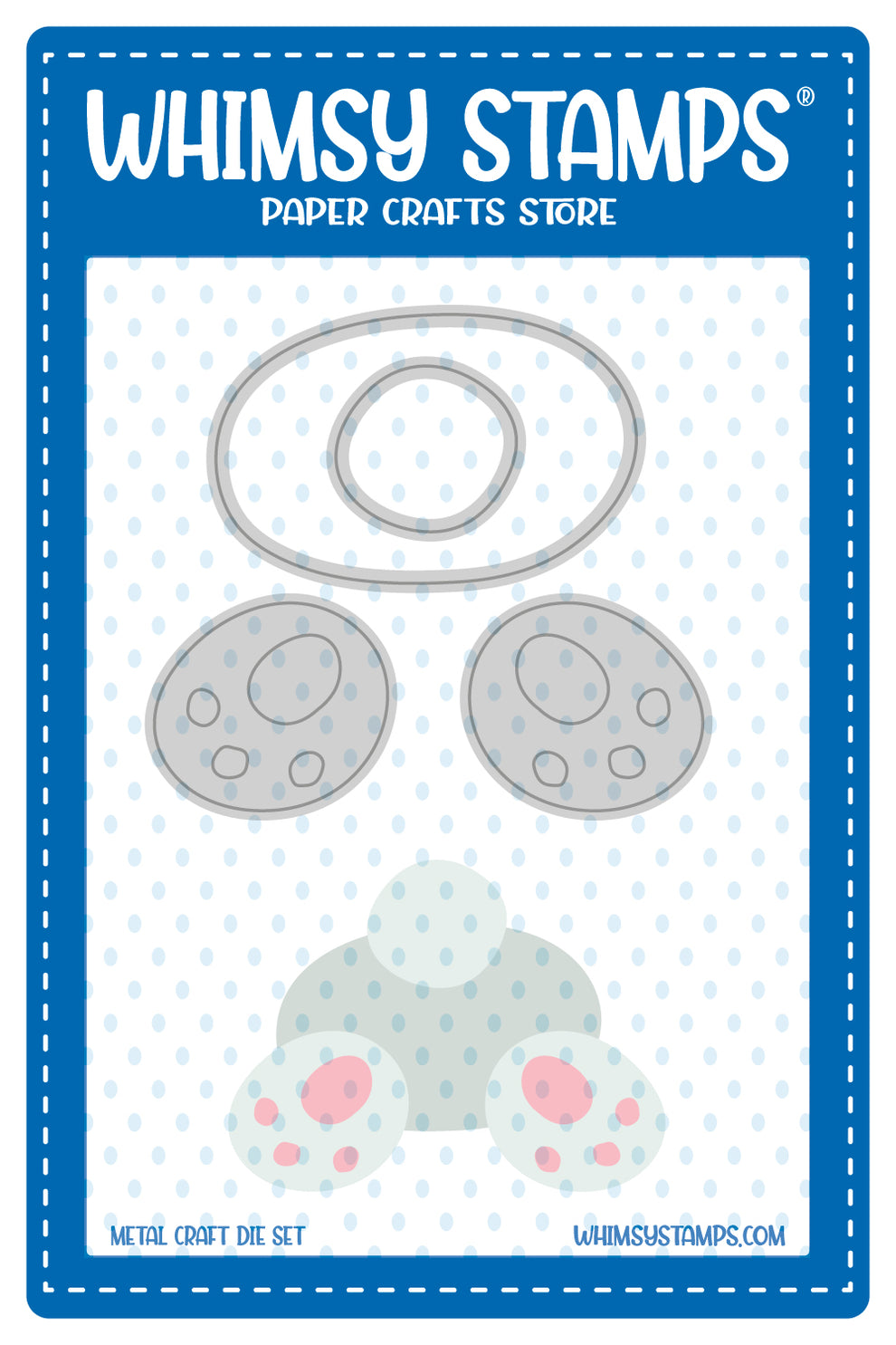 Whimsy Stamps - Bunny Butt Die Set Whimsy Stamps - Bunny Butt Die Set