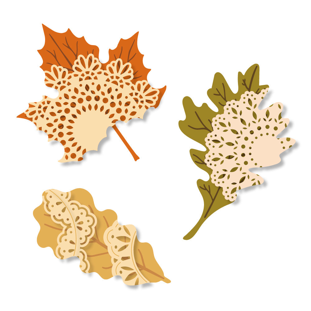 Honey Bee - Lovely Layers: Boho Leaves - Honey Cuts