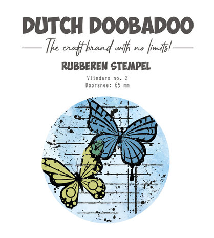 Dutch Doobadoo - Rubber Stamp Butterfly 2 Dutch Doobadoo - Rubber Stamp Butterfly 2