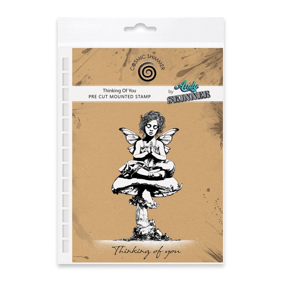 Katy Sue Designs - Andy Skinner Pre Cut Rubber Stamp Thinking of You