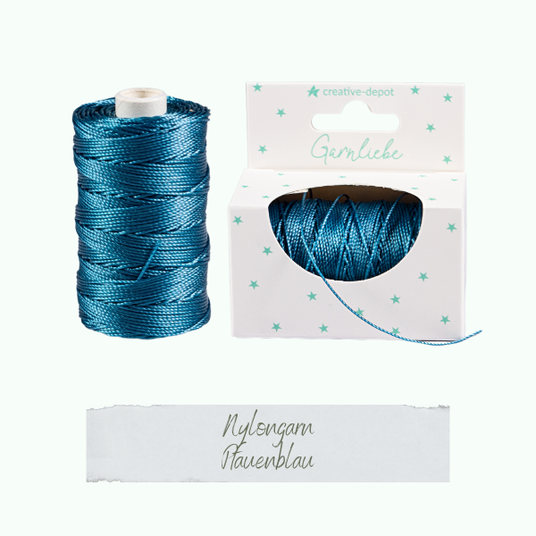 Creative Depot -  Nylongarn - Pfauenblau - Garnliebe  Creative Depot -  Nylongarn - Pfauenblau - Garnliebe