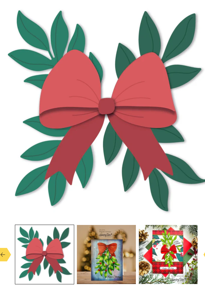 Honey Bee - Lovely Layers: Bow Bough - Honey Cuts - Stand-Alone Dies