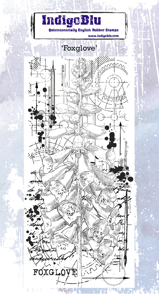 39009(1)indigoblu-foxglove-rubber-stamp-ind0623 39009(1)indigoblu-foxglove-rubber-stamp-ind0623