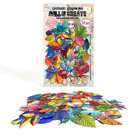 AALL & Create - Timeless Foliage Ephemera Die-Cuts A6 Vibrant Leafscape