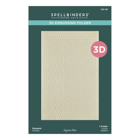 Spellbinders - Texture & Foliage 3D Embossing Folder Dimpled 