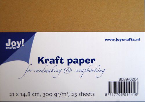 Joy! Crafts Kraft papier A5 21x14,8 cm 25vl  Joy! Crafts Kraft papier A5 21x14,8 cm 25vl