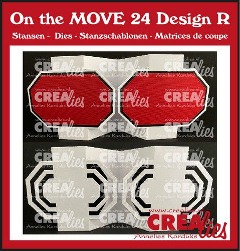 Crealies On the MOVE Design R Achtecke