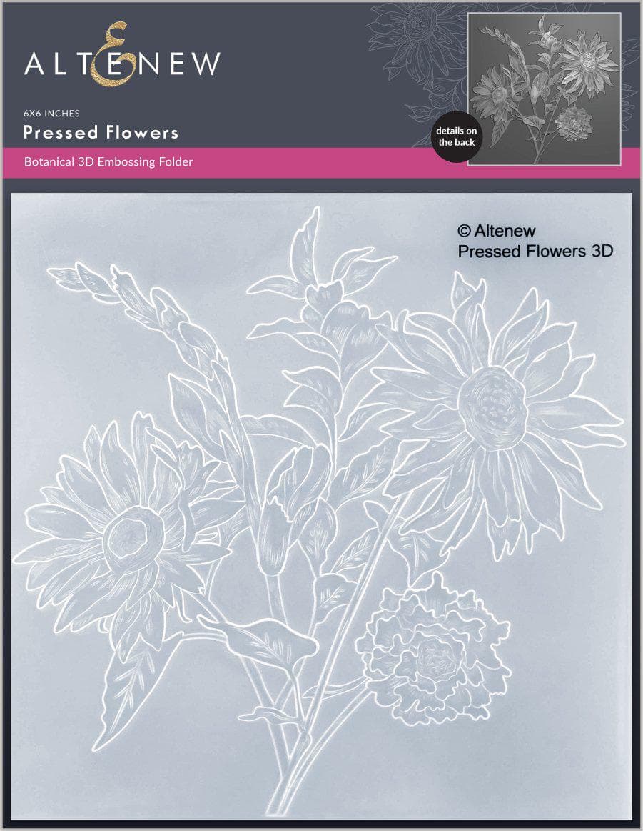 Altenew - Pressed Flowers 3D Embossing Folder