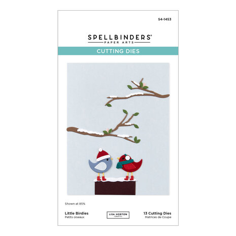 Spellbinders - All About Christmas Etched Dies Little Birdies