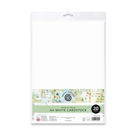 Katy Sue Designs - Ready to Stamp A4 White Cardstock 300gsm (20pcs)