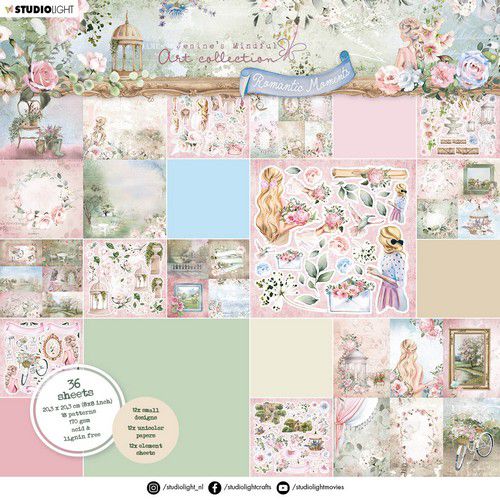 Studio Light Paper pad Romantic Moments nr.97