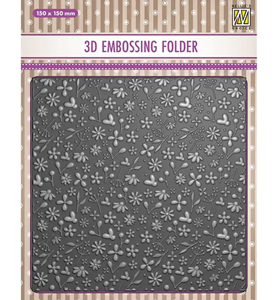 Nellie Choice 3D Embossing Folder - Spring Flowers