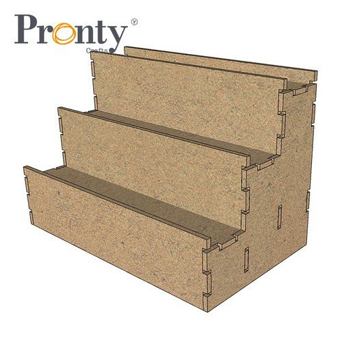 Pronty MDF Aufbewahr system Bottle stairs Box