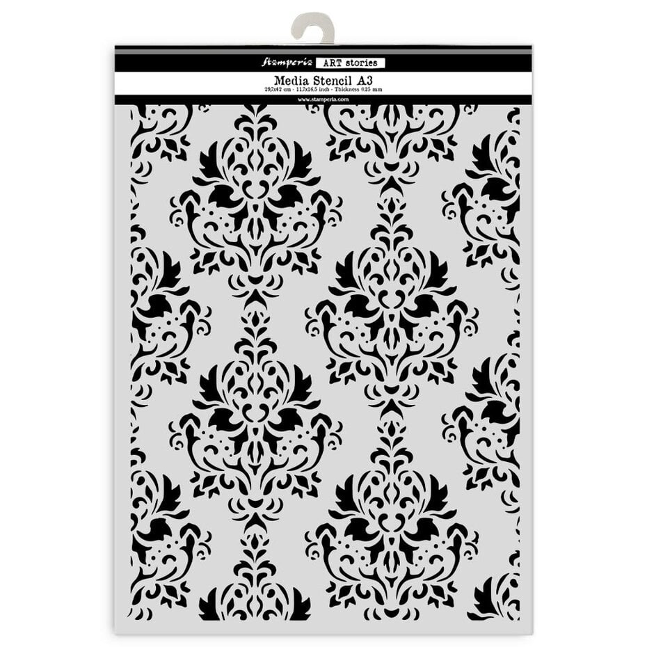 Stamperia - Art Stories A3 Big Stencil Tapestry by Antonis Tzanidakis