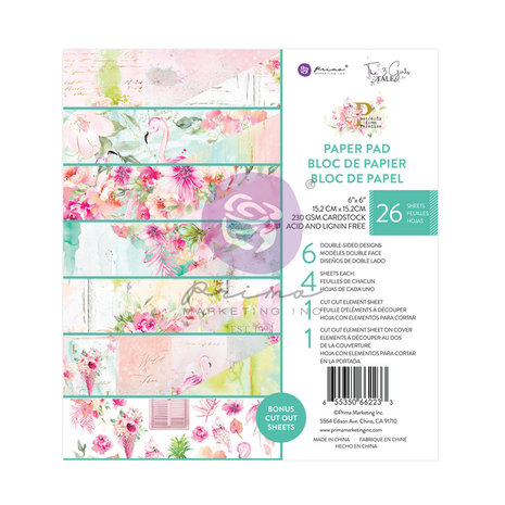 Prima Marketing - Postcards from Paradise 6x6 Inch Paper Pad