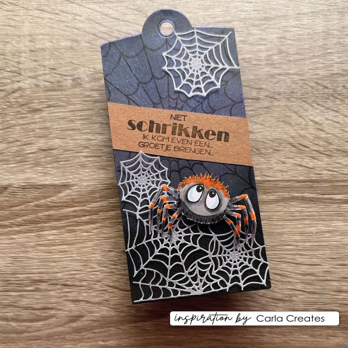 Vaessen Creative • Silikonstempel by Carla Creates Spiders 14St.
