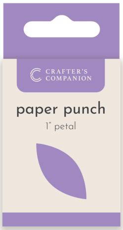 Crafter's Companion - Flower Paper Punches - Petal 1"