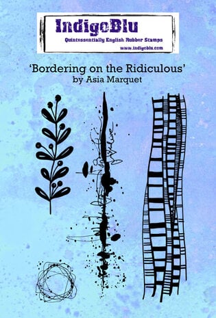 IndigoBlu - Bordering On the Ridiculous A6 Rubber Stamps