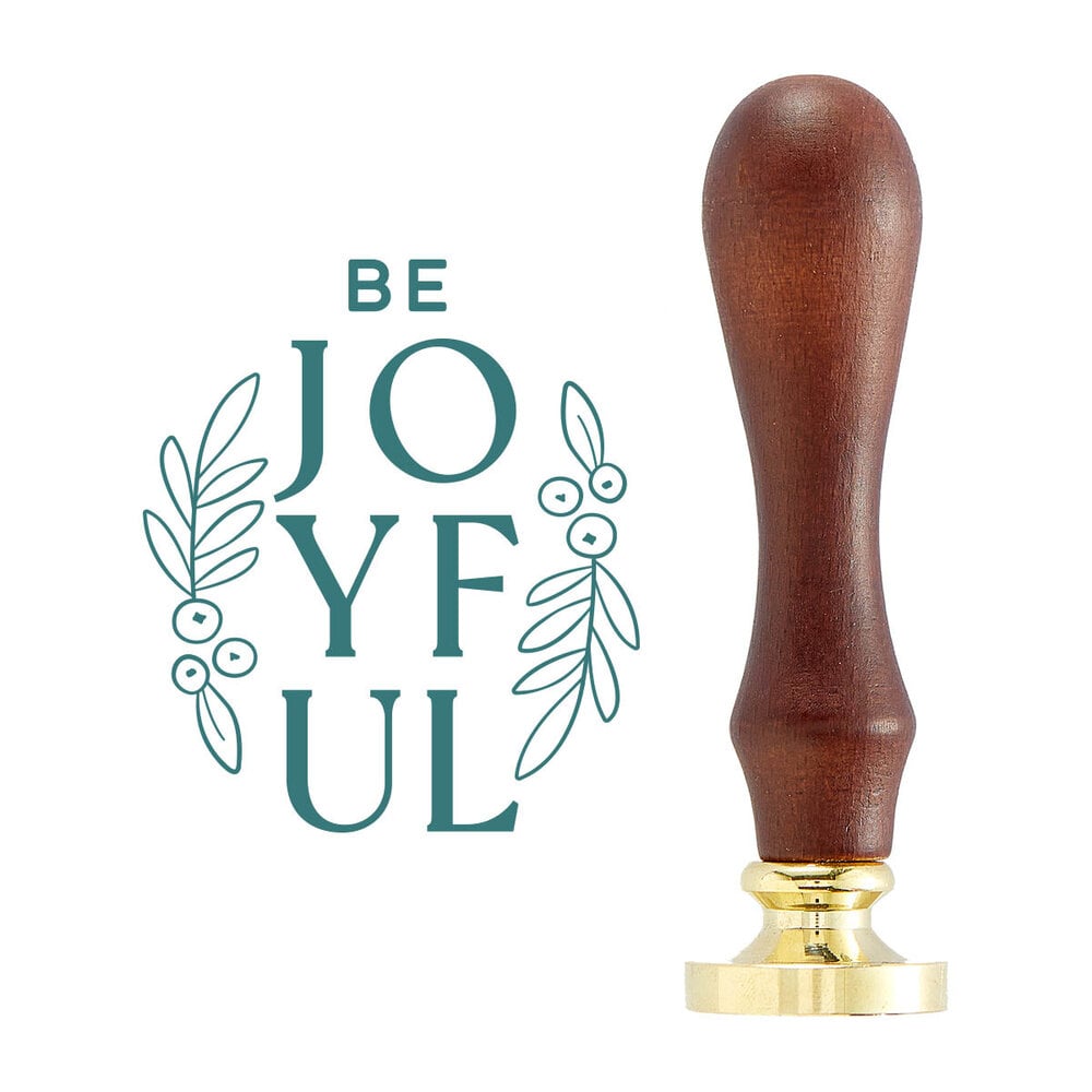 Spellbinders - Be Joyful Wax Seal Stamp