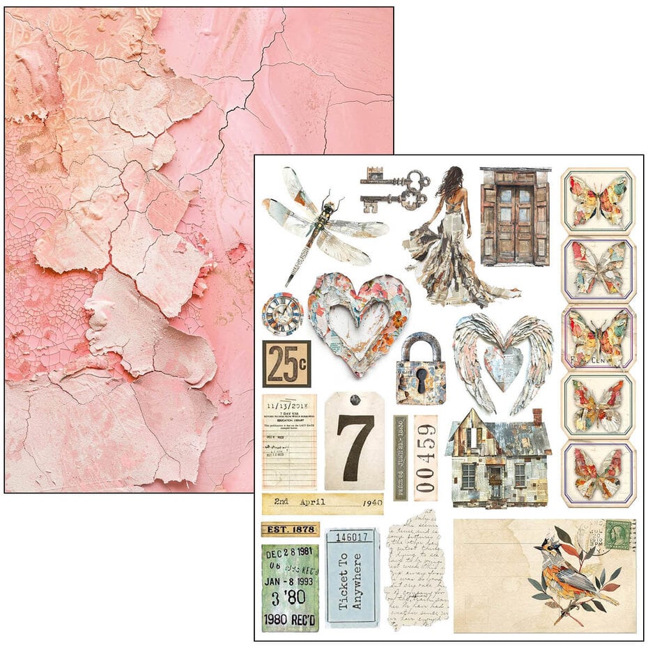 Ciao Bella - The Sound of Spring A4 Maxi Mixed Media Book