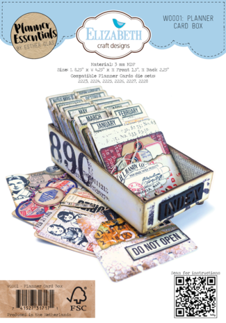 Elizabeth Craft Designs - Card Lab Planner Card Box Elizabeth Craft Designs - Card Lab Planner Card Box