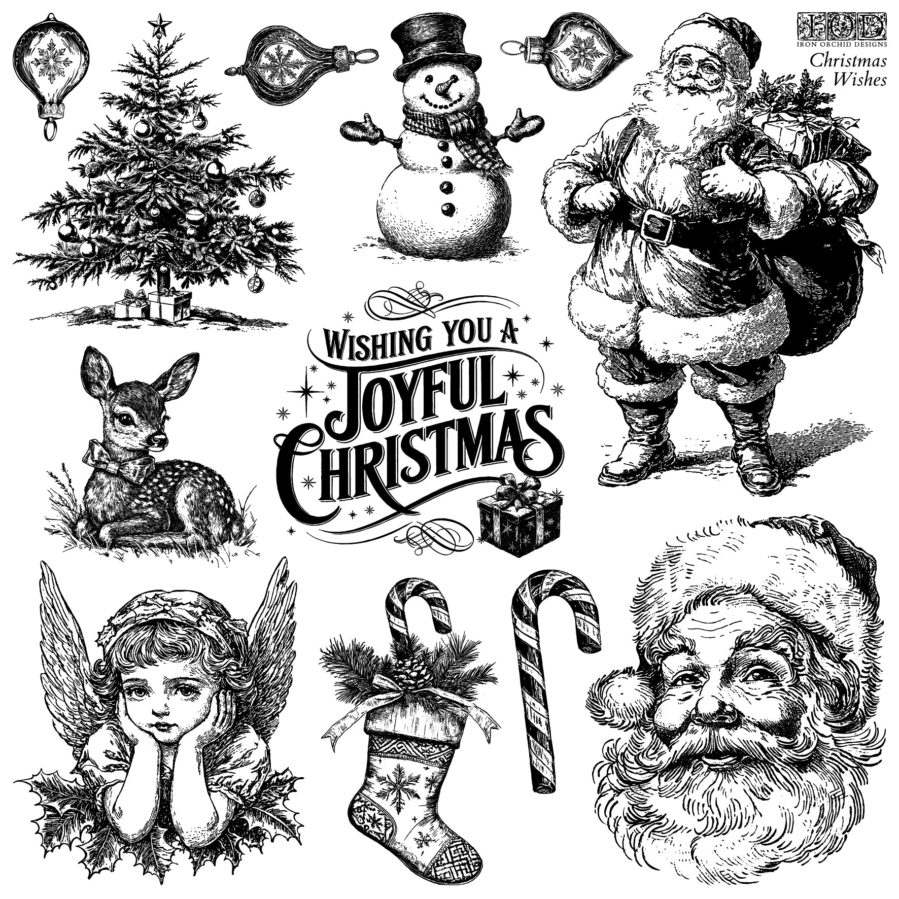 IOD - Stamps - Christmas Wishes