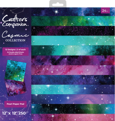 Crafter's Companion - Cosmic Collection 12x12 Inch Paper Pad