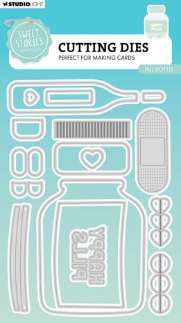 SL Cutting Die - Sweet Stories Cutting Die Pill Bottle SL Cutting Die - Sweet Stories Cutting Die Pill Bottle