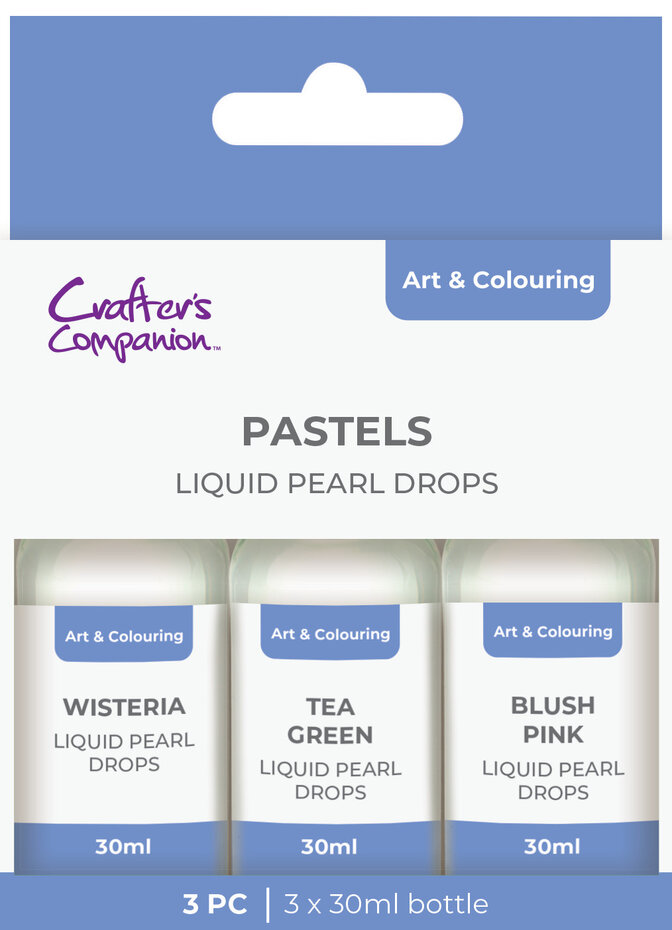 Crafters Companion - Pearl Drops Pastels (3pcs)