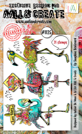 AALL and Create - Stamp Set A6 Up Sunshine Boulevard